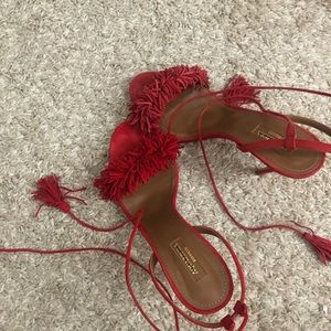 BNWOT Aquazurra “Wild Things” Heels